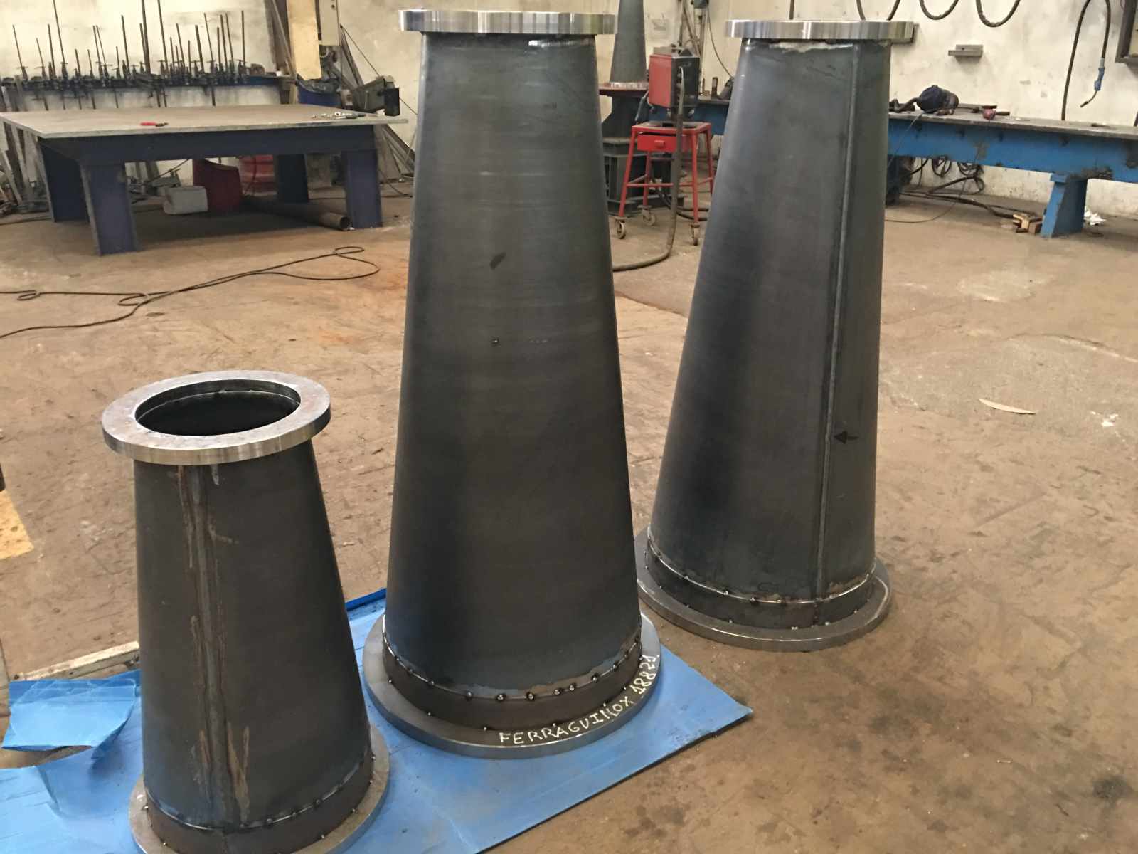 Fabricación de conos en acero y aluminio para la industria 02